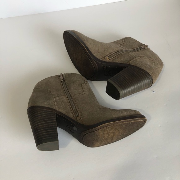 Lucky Brand Boots Tan Suede Size: 6.5M /36.5 - Picture 10 of 14